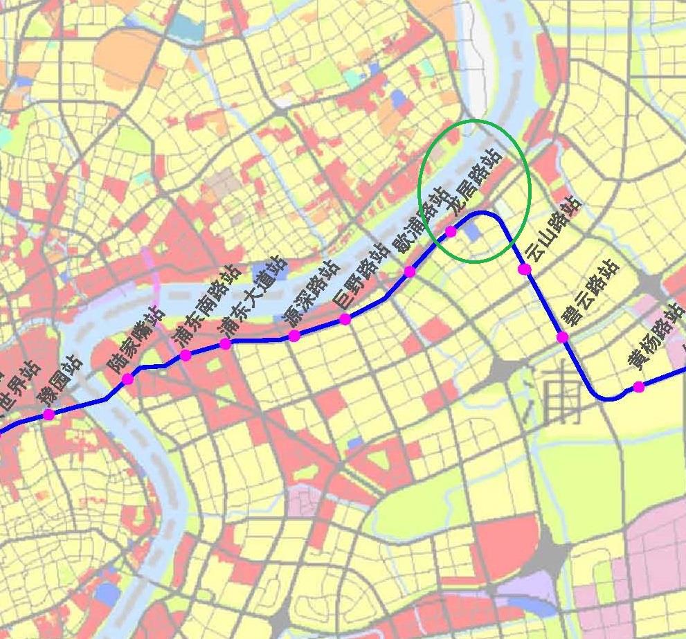 上海轨道交通14号线规划图深度解析